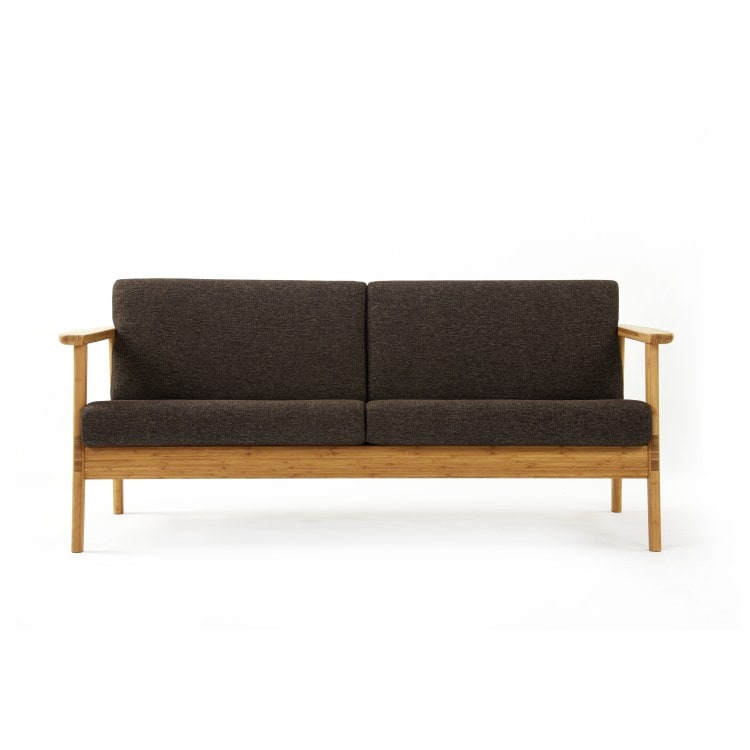 TEORI C SOFA 2.5P TC-S25｜竹集成材の2.5人掛け Cソファ