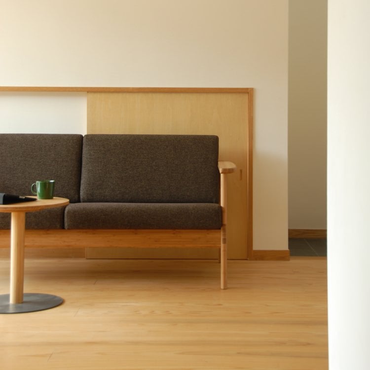 TEORI C SOFA 3P TC-S30｜竹集成材の3人掛け Cソファ