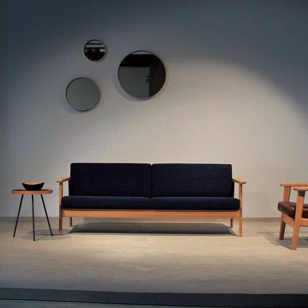 TEORI C SOFA 3P TC-S30｜竹集成材の3人掛け Cソファ