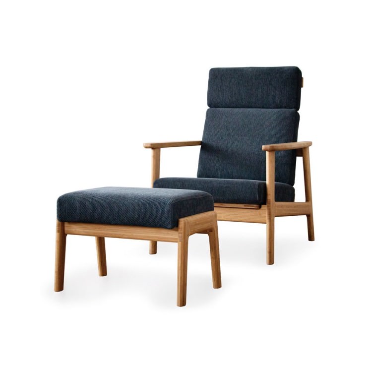 TEORI C SOFA OTTOMAN TC-SO｜竹集成材のCソファオットマン