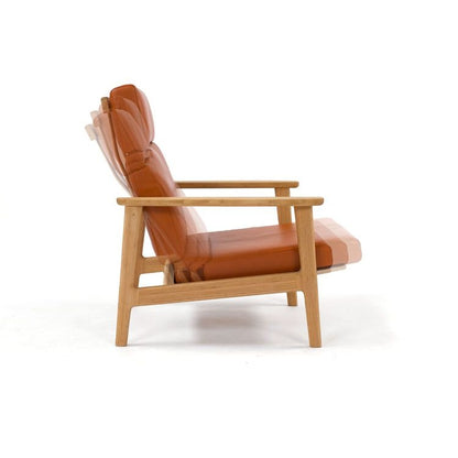 TEORI C SOFA RECLINING TC-SR1｜竹集成材のCリクライニングソファ