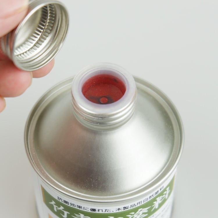 TEORI 竹表皮塗料(メンテナンスオイル) 赤 500ml [在庫有り]