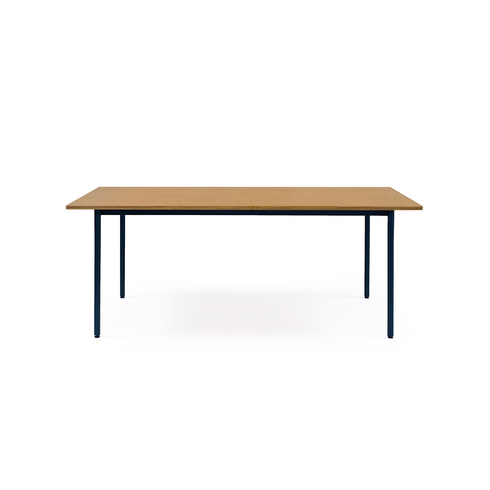 TEORI TD-TK1800｜竹集成材のTダイニングテーブル皮付き天板T-Dining Table W1800
