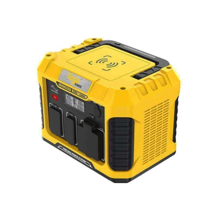 ポータブル電源 ポータブルバッテリー ADVANCE350 TO GO POWER｜346Wh/330W 軽量 高出力 BMS LED付き 防災安全協会推奨 ハンディ コンパクト 停電対策 防災用に 災害時に 車中泊 アウトドア キャンプ [メーカー在庫あり]