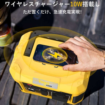 ポータブル電源 ポータブルバッテリー ADVANCE500 TO GO POWER｜400Wh/500W 最軽量 超軽量！ 高出力 BMS LED付き ハンディ コンパクト 停電対策 防災用に 災害時に 車中泊 アウトドア キャンプ [メーカー在庫あり] [お取り寄せ]