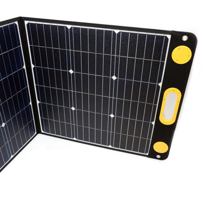 折り畳み式ソーラーパネル マグネットボタン付き 太陽光パネル TSP-100M TO GO POWER｜100W 簡単着脱 マグネット式 防災安全協会推奨 ハンディ コンパクト 防災用に 車中泊 アウトドア キャンプ
