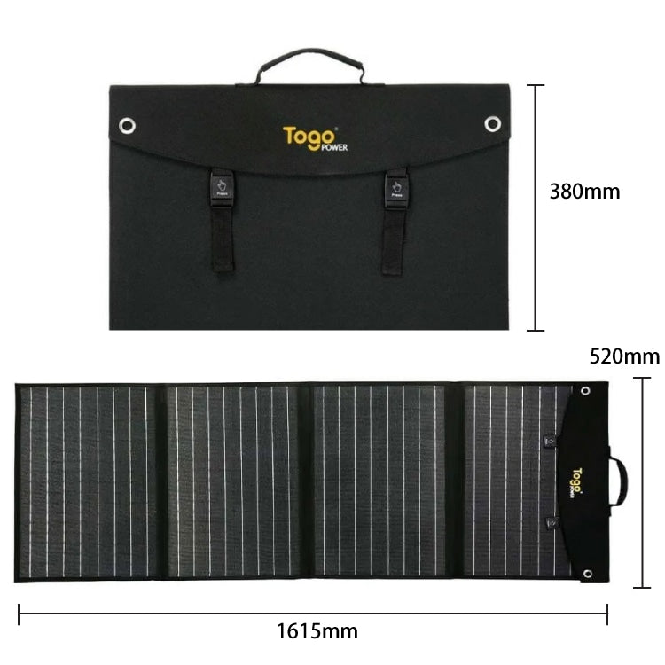 折り畳み式ソーラーパネル 太陽光パネル TSP-120F TO GO POWER｜120W 防災安全協会推奨 持ち運び ハンディ コンパクト 防災用に 車中泊 アウトドア キャンプ [メーカー在庫あり]