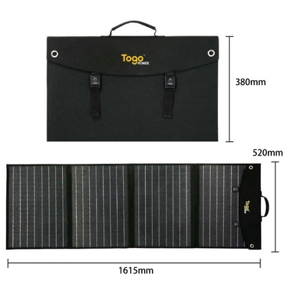 折り畳み式ソーラーパネル 太陽光パネル TSP-120F TO GO POWER｜120W 防災安全協会推奨 持ち運び ハンディ コンパクト 防災用に 車中泊 アウトドア キャンプ [メーカー在庫あり]