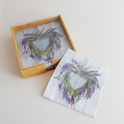 ランチナプキン(20枚入)33×33cm PAPER+DESIGN ラベンダー PD200140 [在庫有り]