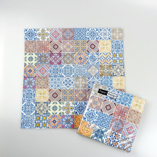 ランチナプキン(20枚入)33×33cm PAPER+DESIGN 幾何学模様 PD200264
