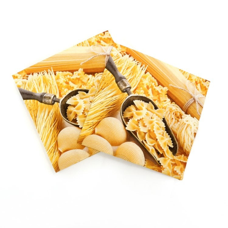 ランチナプキン(20枚入)33×33cm PAPER+DESIGN パスタ PD21820 [在庫有り]