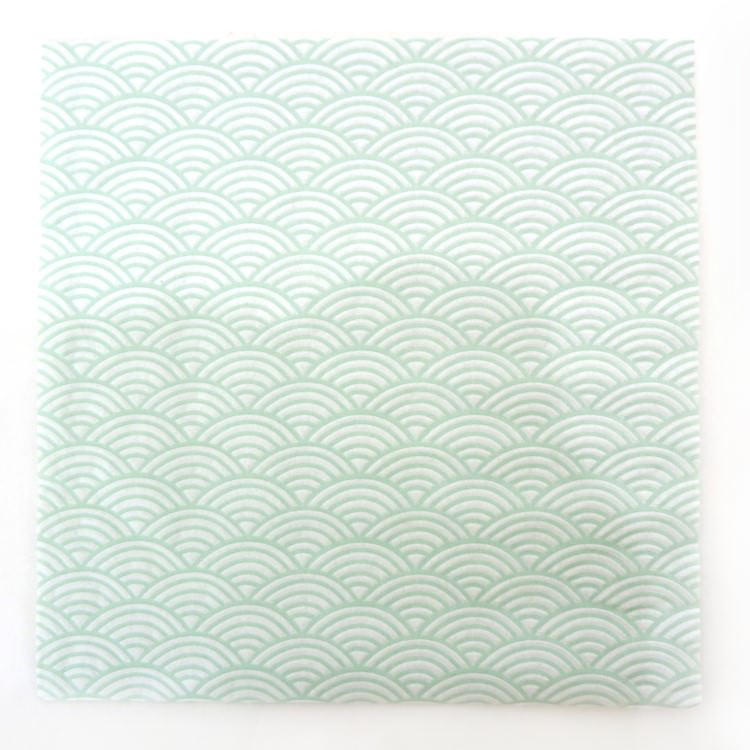 ランチナプキン(16枚入)33×33cm PAPER+DESIGN ブルー 青海波 日本伝統柄 PD24080 [在庫有り]