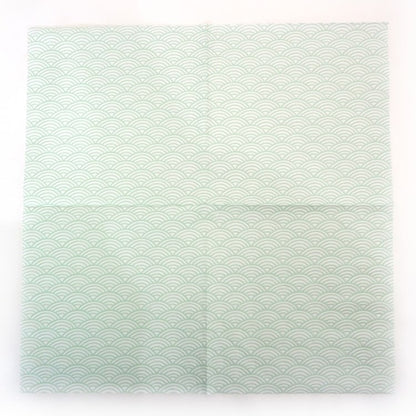 ランチナプキン(16枚入)33×33cm PAPER+DESIGN ブルー 青海波 日本伝統柄 PD24080 [在庫有り]