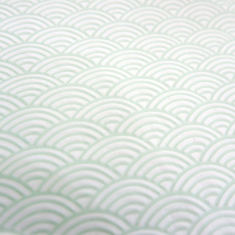 ランチナプキン(16枚入)33×33cm PAPER+DESIGN ブルー 青海波 日本伝統柄 PD24080 [在庫有り]