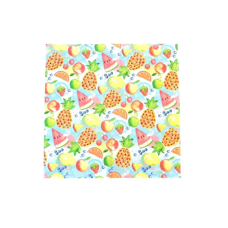 カクテルナプキン(20枚入)25x25cm PAPER+DESIGN カラフル フルーツ PD100510 [在庫有り]