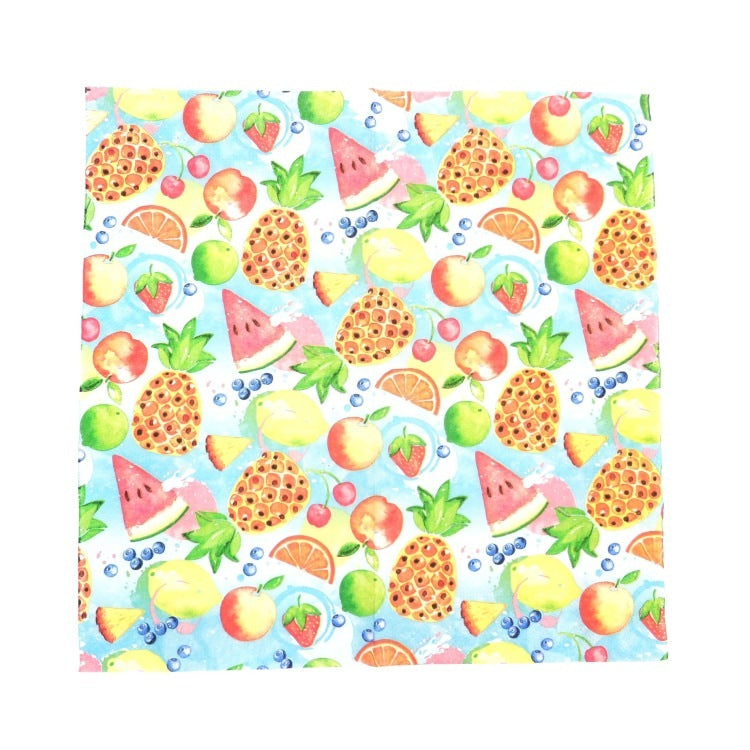 カクテルナプキン(20枚入)25x25cm PAPER+DESIGN カラフル フルーツ PD100510 [在庫有り]