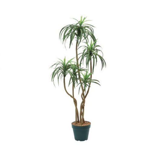 ユッカポット114cm｜F4186 アーティフィシャルグリーン 人工観葉植物 人工樹木 簡易鉢付きグリーン
