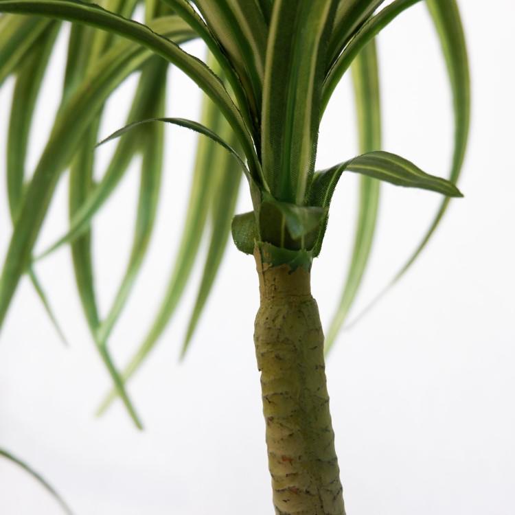 ユッカポット114cm｜F4186 アーティフィシャルグリーン 人工観葉植物 人工樹木 簡易鉢付きグリーン