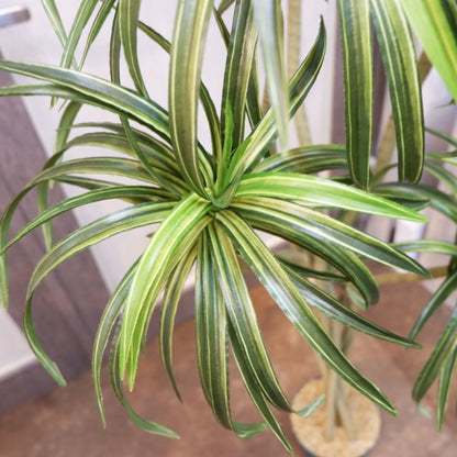 ユッカポット156cm｜F4187 アーティフィシャルグリーン 人工観葉植物 人工樹木 簡易鉢付きグリーン