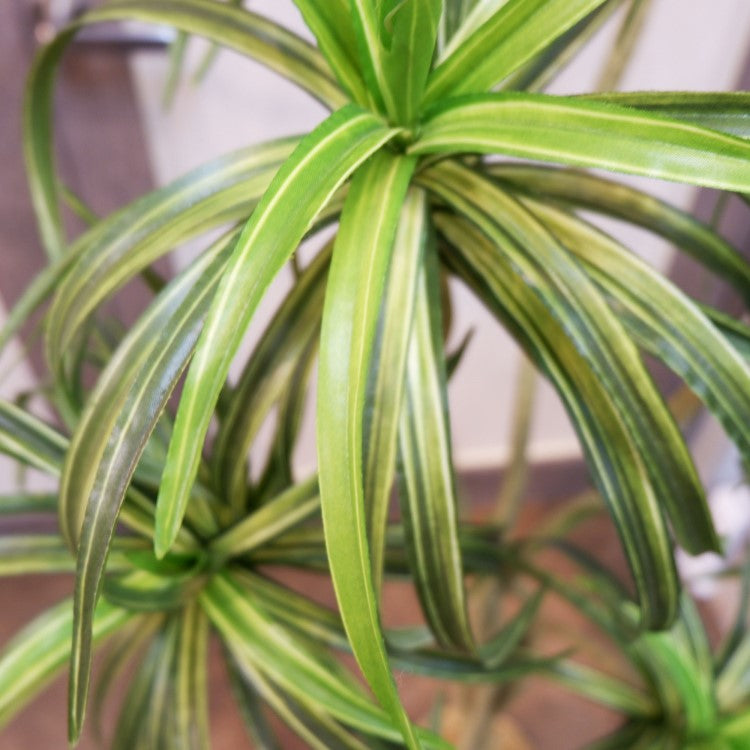 ユッカポット156cm｜F4187 アーティフィシャルグリーン 人工観葉植物 人工樹木 簡易鉢付きグリーン