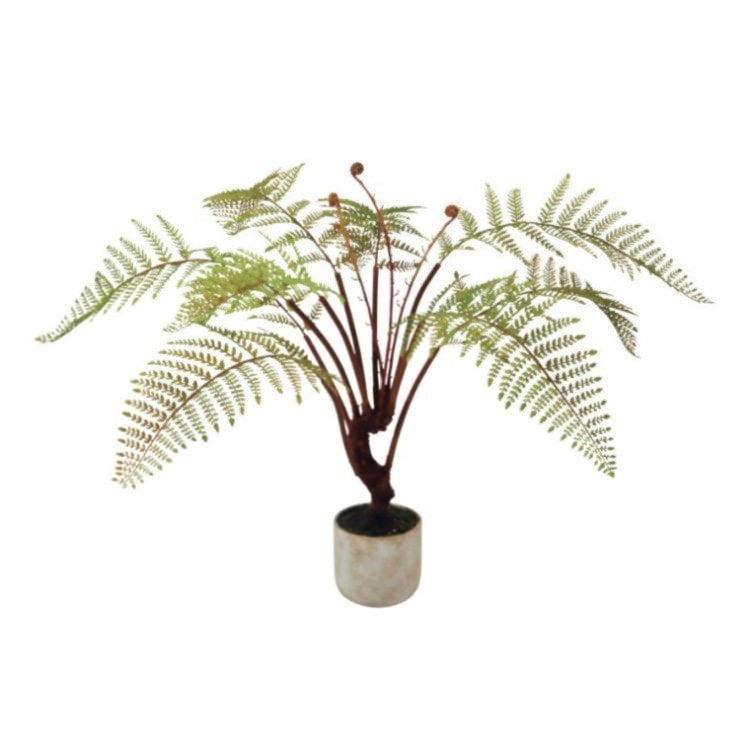 シダリーフポット55cm｜FD3703 アーティフィシャルグリーン 人工観葉植物 人工樹木 簡易鉢付きグリーン
