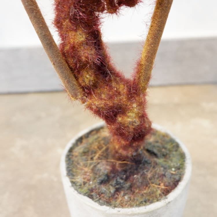 シダリーフポット55cm｜FD3703 アーティフィシャルグリーン 人工観葉植物 人工樹木 簡易鉢付きグリーン