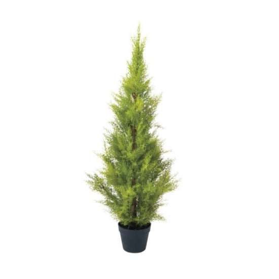 ゴールドクレストポット(M)120cm｜FD3705 アーティフィシャルグリーン 人工観葉植物 人工樹木 簡易鉢付きグリーン