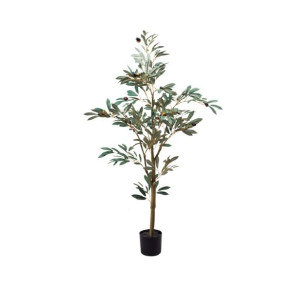 オリーブポット122cm｜FD3797 アーティフィシャルグリーン 人工観葉植物 人工樹木 簡易鉢付きグリーン