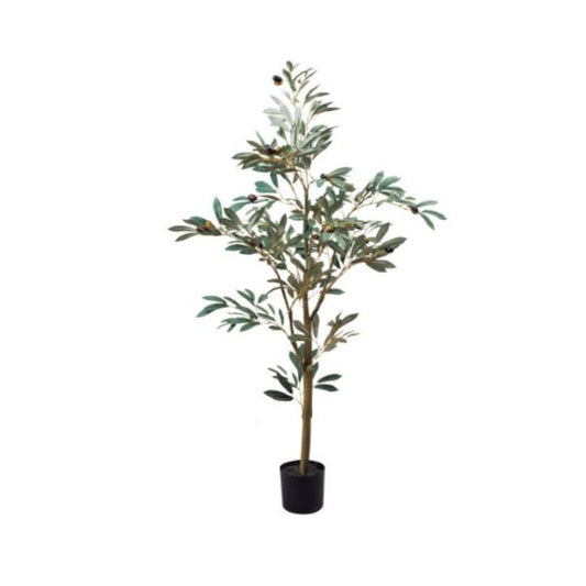 オリーブポット122cm｜FD3797 アーティフィシャルグリーン 人工観葉植物 人工樹木 簡易鉢付きグリーン