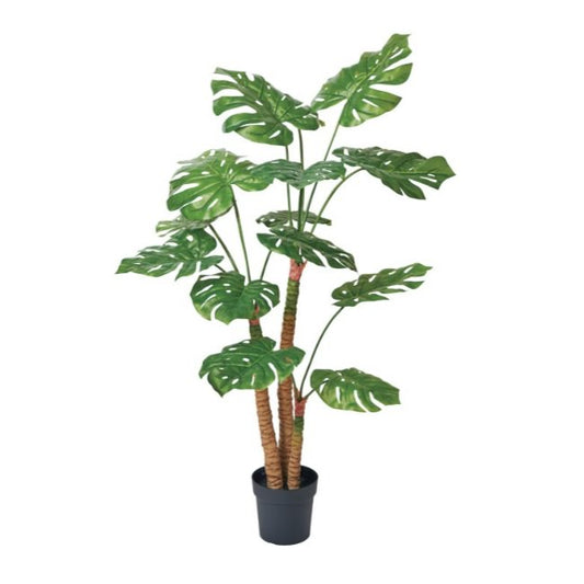 モンステラポット152cm｜P4810 アーティフィシャルグリーン 人工観葉植物 人工樹木 簡易鉢付きグリーン