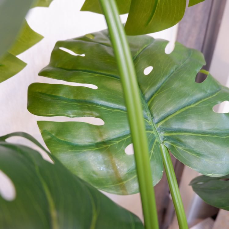モンステラポット152cm｜P4810 アーティフィシャルグリーン 人工観葉植物 人工樹木 簡易鉢付きグリーン