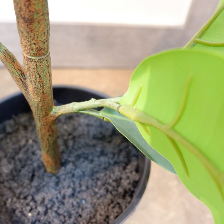 ラバーポット95cm｜P4858 アーティフィシャルグリーン 人工観葉植物 人工樹木 簡易鉢付きグリーン