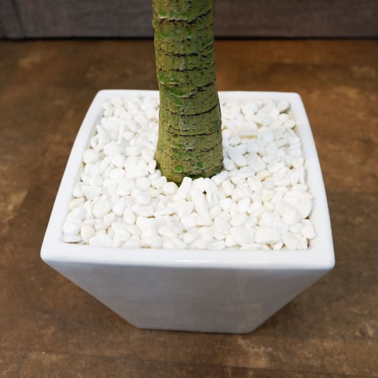 パキラポット142cm｜V22106 アーティフィシャルグリーン 人工観葉植物 人工樹木 簡易鉢付きグリーン