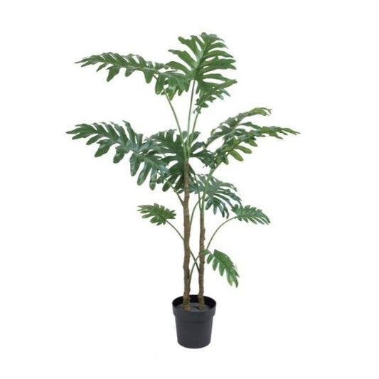 フィロデンドロンポット140cm｜VR22018 アーティフィシャルグリーン 人工観葉植物 人工樹木 簡易鉢付きグリーン