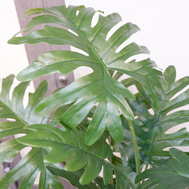 フィロデンドロンポット140cm｜VR22018 アーティフィシャルグリーン 人工観葉植物 人工樹木 簡易鉢付きグリーン