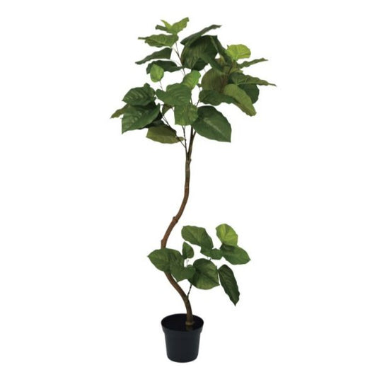 ツイストウンベラータポット152cm｜VR22022 アーティフィシャルグリーン 人工観葉植物 人工樹木 簡易鉢付きグリーン