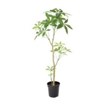 パキラポット117cm｜VR22026 アーティフィシャルグリーン 人工観葉植物 人工樹木 簡易鉢付きグリーン