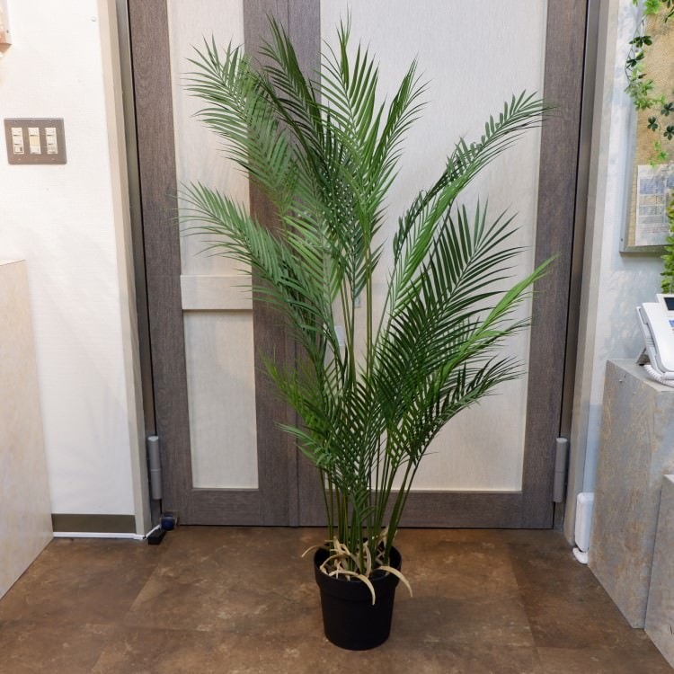 フェニックスパームポット142cm｜VR22030 アーティフィシャルグリーン 人工観葉植物 人工樹木 簡易鉢付きグリーン