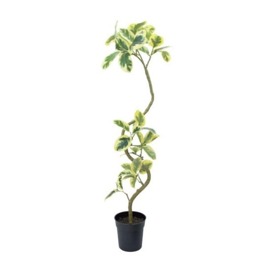 ツイストアルテシマポット122cm｜VR22038 アーティフィシャルグリーン 人工観葉植物 人工樹木 簡易鉢付きグリーン [お取り寄せ]