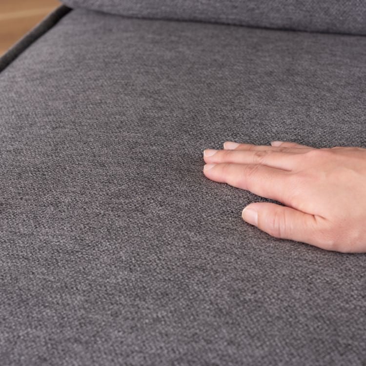 ラウンジチェア 1人掛け｜東谷 AZUMAYA ソファ 布 ファブリック グレー 完成品 デザインファニチャー インテリア 家具