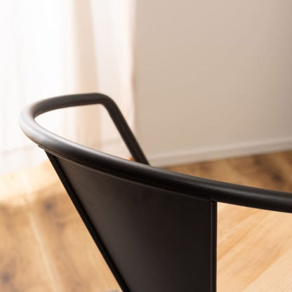 アームチェア ブラック 4脚セット｜東谷 AZUMAYA チェア スタッキング不可(傷防止の為) デザインファニチャー インテリア 家具
