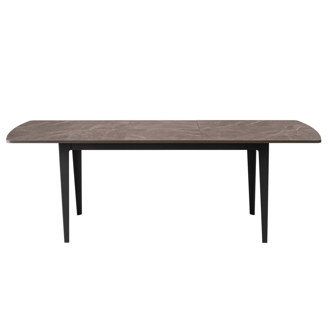 エクステンションテーブル 大理石調｜東谷 AZUMAYA ダイニングテーブル 大型M 組立 デザインファニチャー インテリア 家具