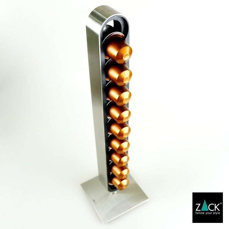 ZACK 20213 CURO ドイツZACK社製モダンデザインのネスプレッソ用カプセルタワー HL [在庫有り]