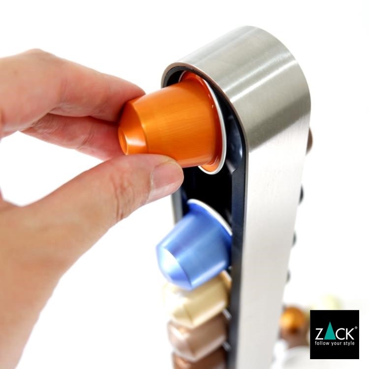 ZACK 20213 CURO ドイツZACK社製モダンデザインのネスプレッソ用カプセルタワー HL [在庫有り]