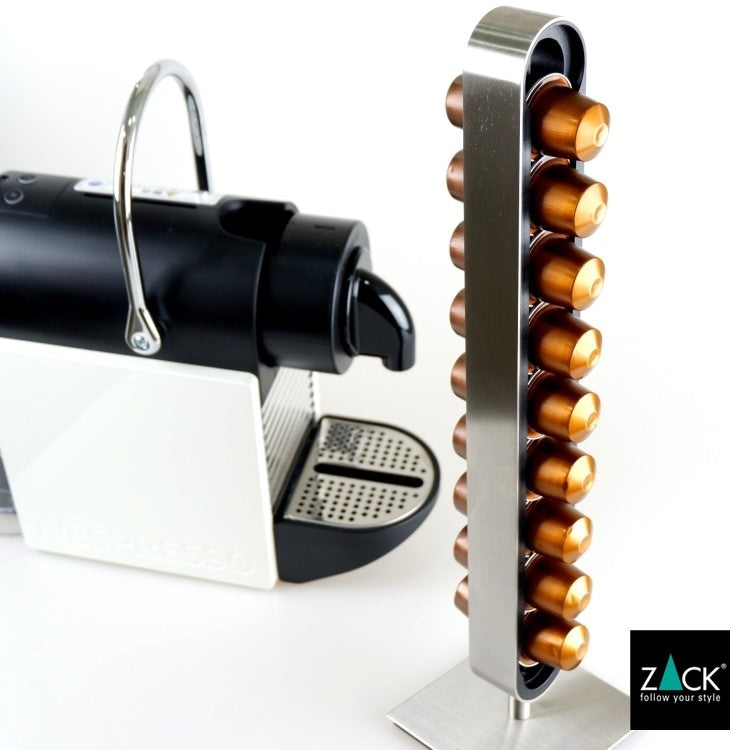 ZACK 20213 CURO ドイツZACK社製モダンデザインのネスプレッソ用カプセルタワー HL [在庫有り]