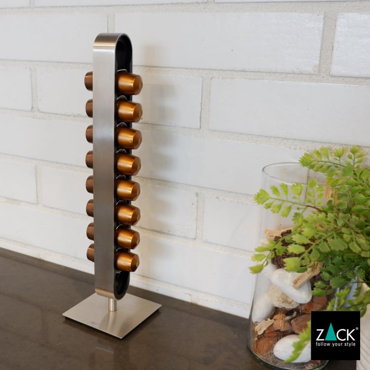 ZACK 20213 CURO ドイツZACK社製モダンデザインのネスプレッソ用カプセルタワー HL [在庫有り]