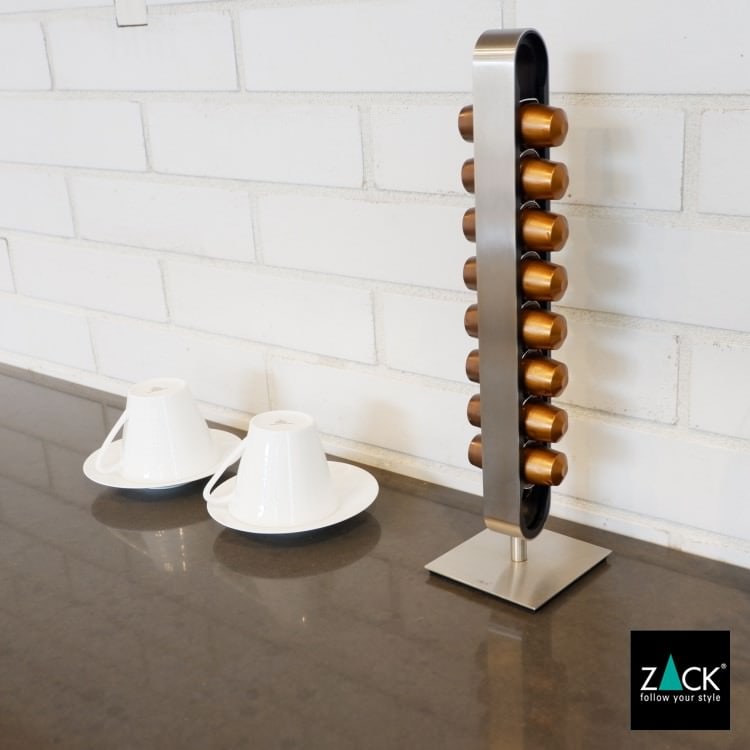 ZACK 20213 CURO ドイツZACK社製モダンデザインのネスプレッソ用カプセルタワー HL [在庫有り]