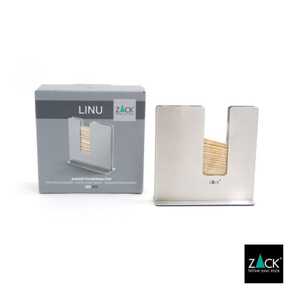 ZACK 20262 LINU ドイツZACK社製モダンデザインのつまようじ入れ HL [在庫有り]