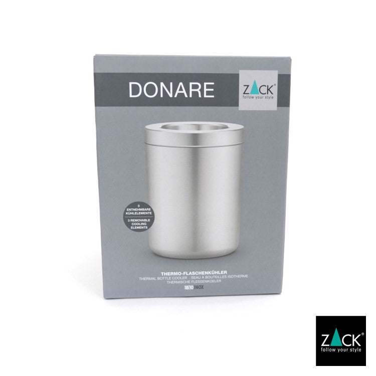 ZACK 20316 DONARE ドイツZACK社製モダンデザインのボトルクーラー HL [お取寄せ]