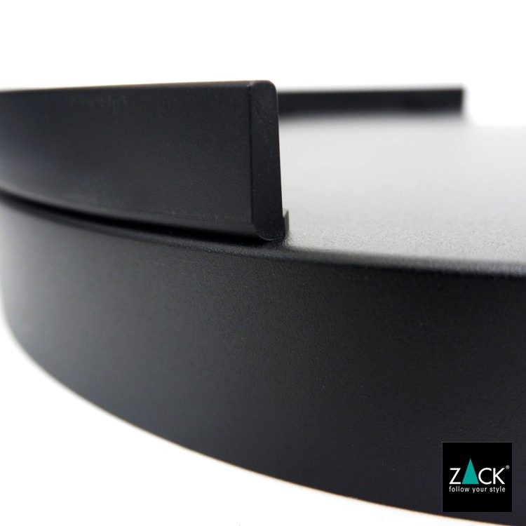 ZACK 20347 TREVO ドイツZACK社製モダンデザインのトレイ マットブラック [在庫有り]